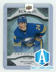 2020 Upper Deck Artifacts Dylan Cozens RC #/999 Rookie Buffalo Sabres SP